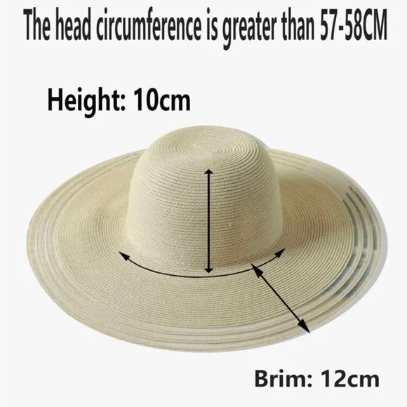 Solid straw hat - Picture 3 of 5